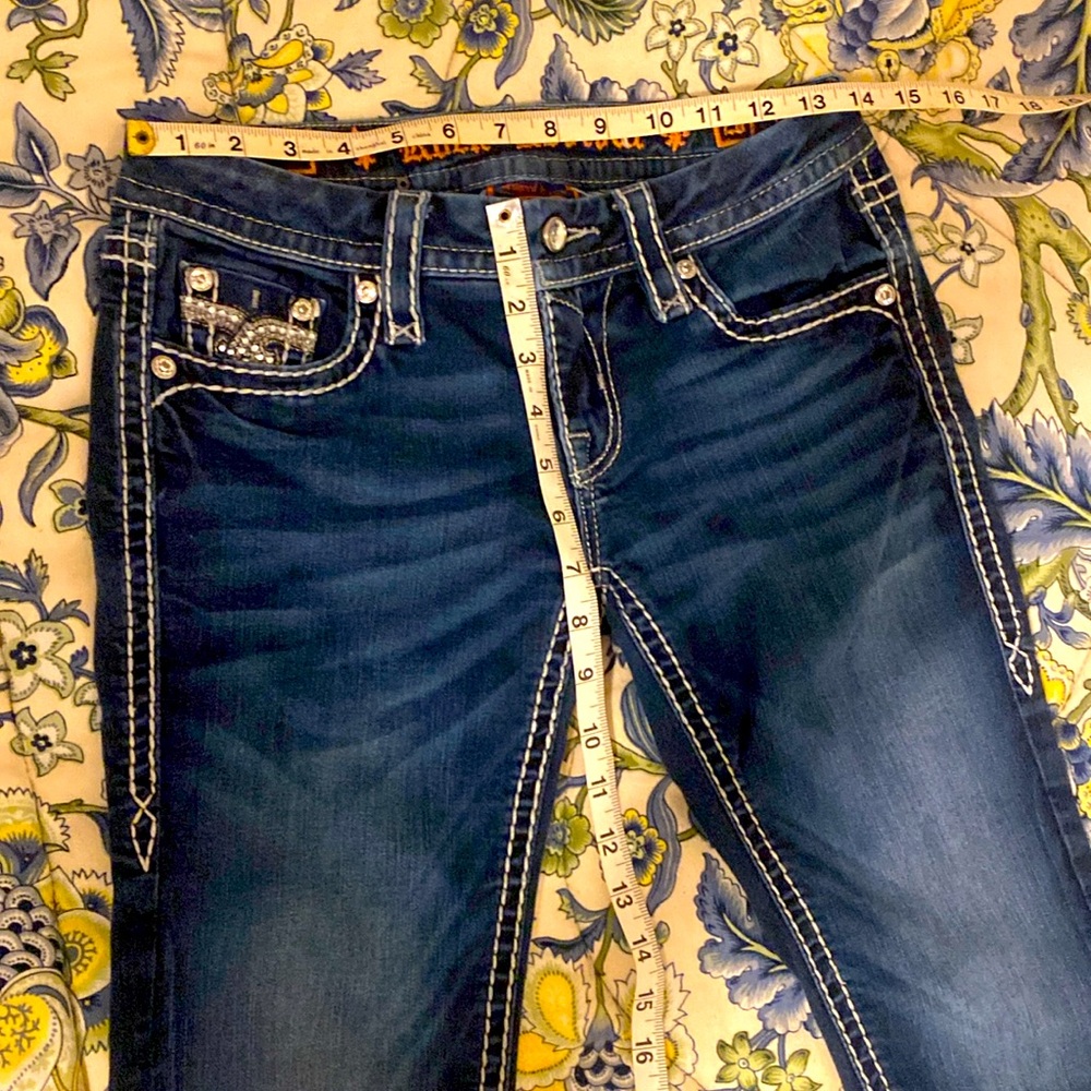 Rock Revival Sherry Skinny Jeans Sz 26 Blue Distressed Whisper New w/out Tags